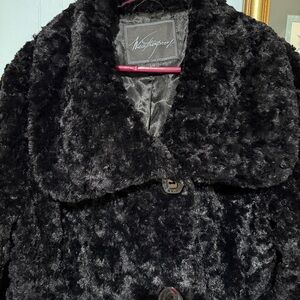 Weatherproof Black Teddy Jacket